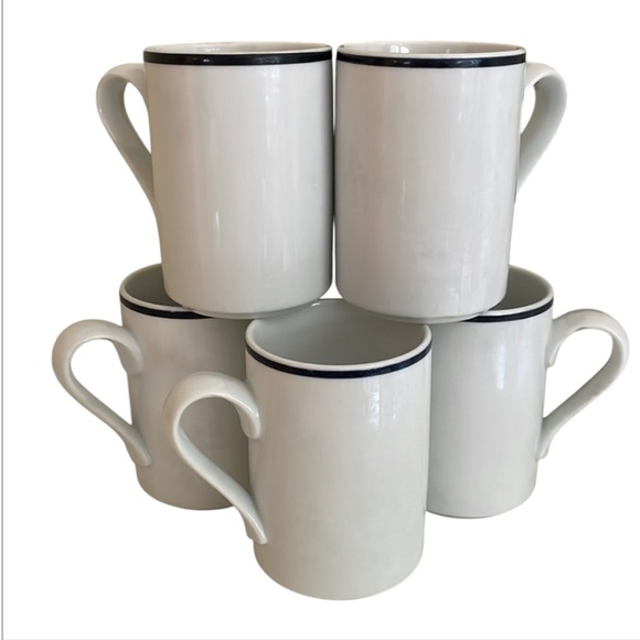 Dansk Christainshavn Bistro Mugs LOT OF 5 EUC - Picture 2 of 4